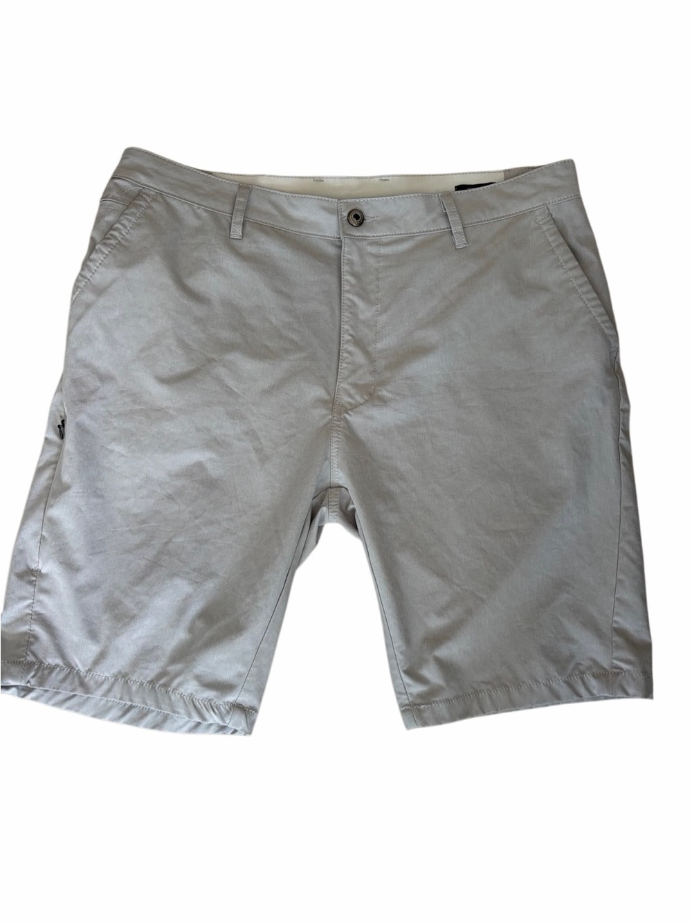 Kenneth Cole Stretch Men's Lightweight Gray Casual Shorts size 36.